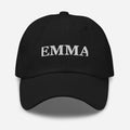 Personalized 3D Puff Embroidered Hat, Custom Name Baseball Cap - Black 1