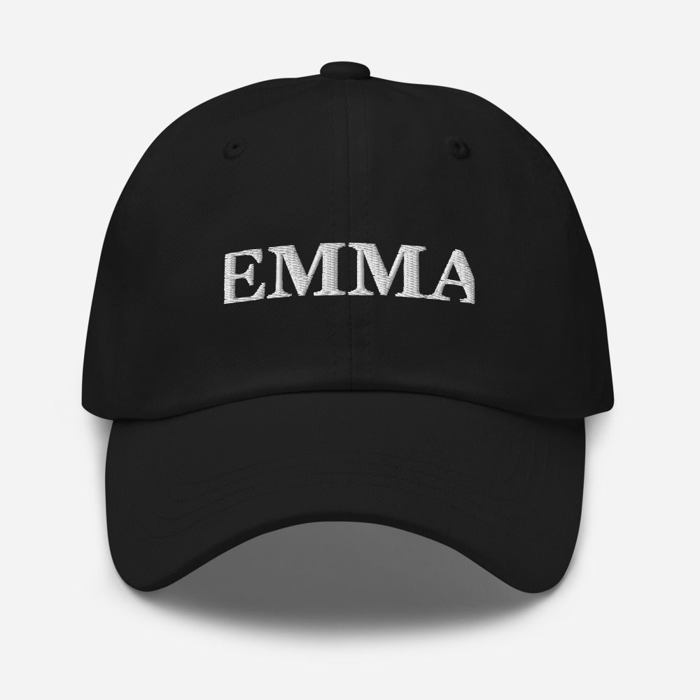 Personalized 3D Puff Embroidered Hat, Custom Name Baseball Cap - Black 1