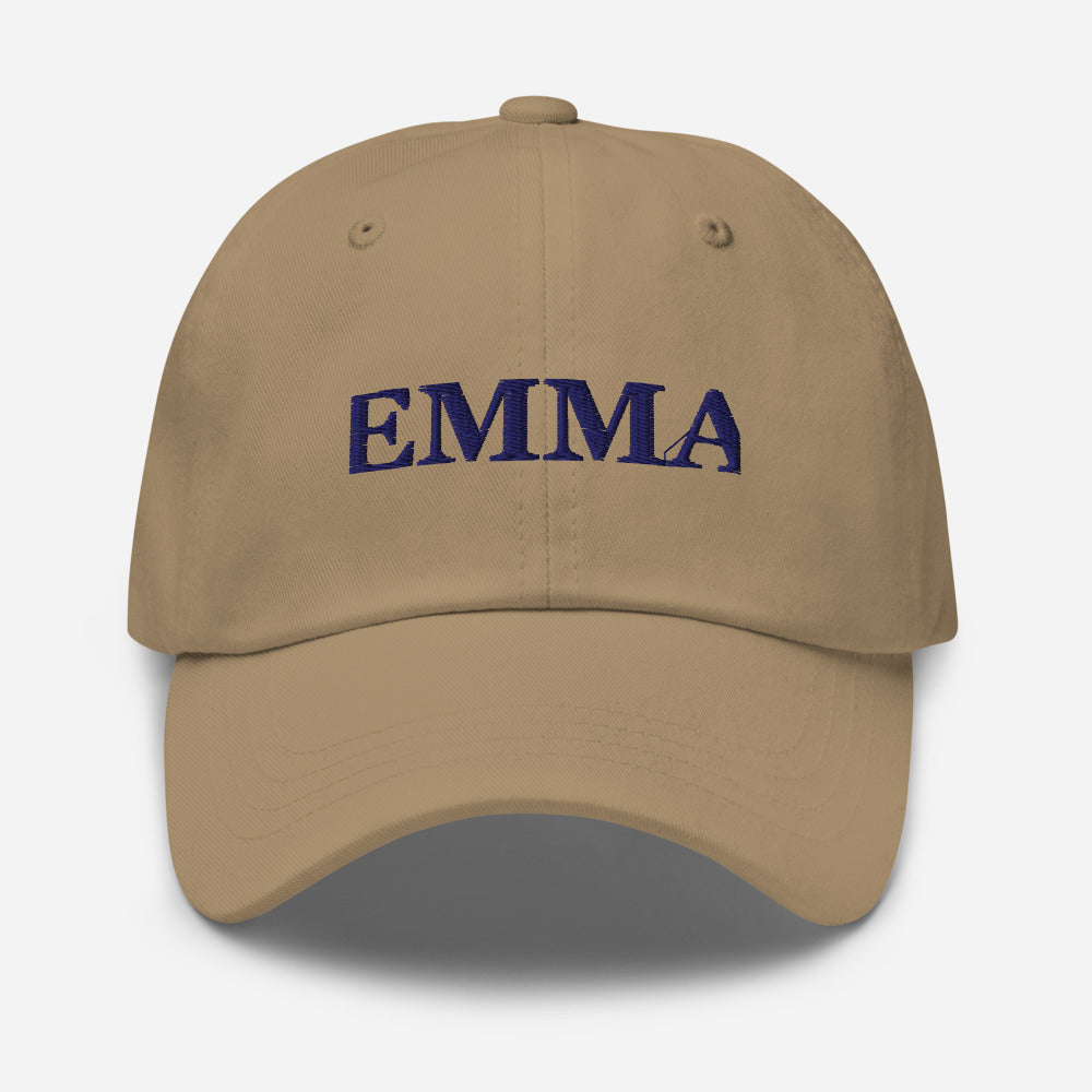 Personalized 3D Puff Embroidered Hat, Custom Name Baseball Cap - Khaki 1