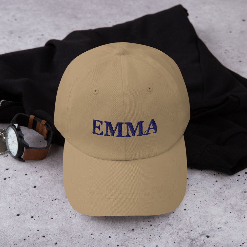 Personalized 3D Puff Embroidered Hat, Custom Name Baseball Cap - Khaki 2