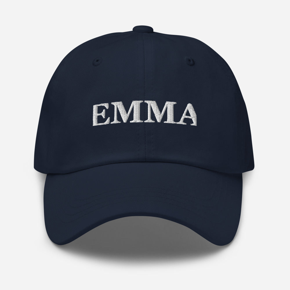 Personalized 3D Puff Embroidered Hat, Custom Name Baseball Cap - Navy 1