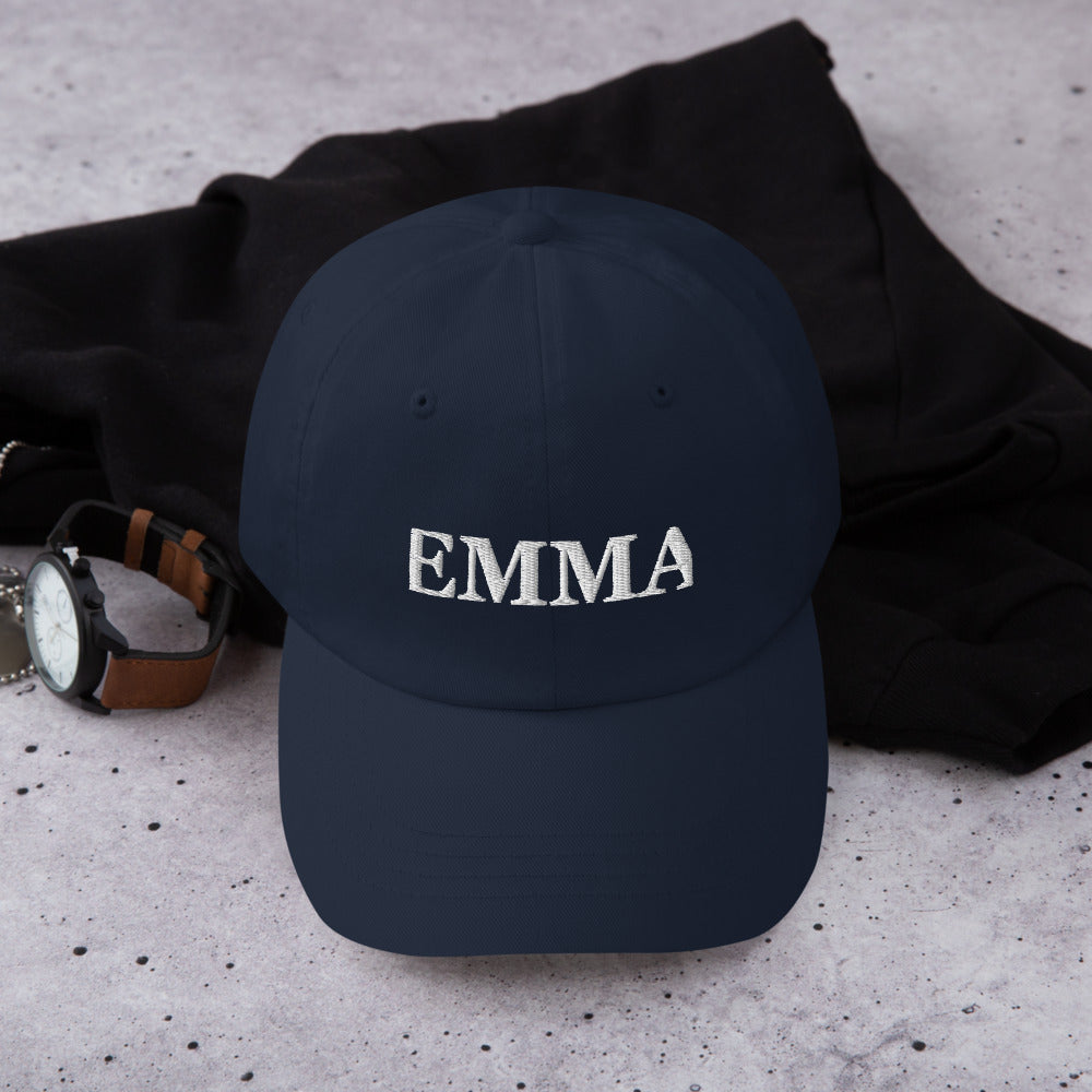 Personalized 3D Puff Embroidered Hat, Custom Name Baseball Cap - Navy 2